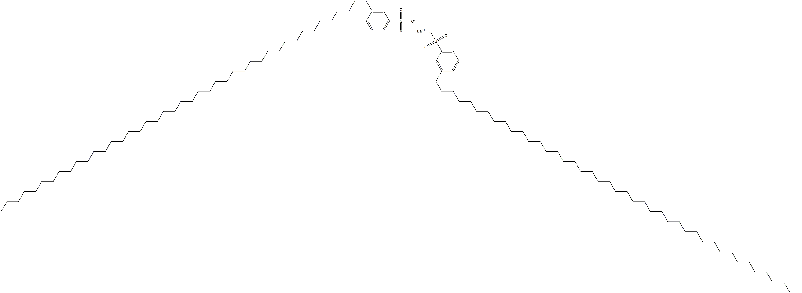 Bis[3-(tritetracontan-1-yl)benzenesulfonic acid]barium salt Struktur