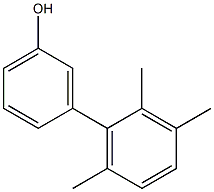 3-(2,3,6-Trimethylphenyl)phenol Struktur