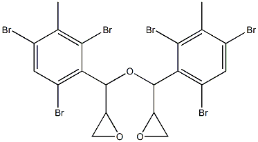 2,4,6-Tribromo-3-methylphenylglycidyl ether Struktur