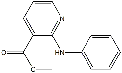 2-Phenylaminopyridine-3-carboxylic acid methyl ester Struktur