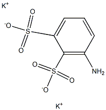 3-Amino-1,2-benzenedisulfonic acid dipotassium salt Struktur