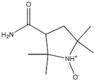 2,2,5,5-Tetramethyl-3-carbamoylpyrrolidine 1-oxide Struktur