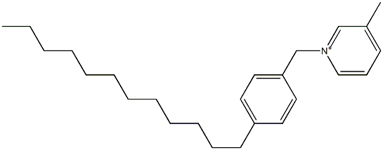 1-(4-Dodecylbenzyl)-3-methylpyridinium Struktur