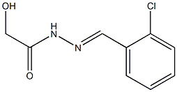 N'-(2-Chlorobenzylidene)-2-hydroxyethanoic acid hydrazide Struktur