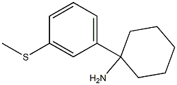 1-[3-(Methylthio)phenyl]cyclohexylamine Struktur