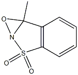 1a-Methyl-1aH-1-oxa-6-thia-6a-azacyclopropa[a]indene 6,6-dioxide Struktur