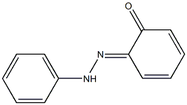 6-(2-Phenylhydrazono)-2,4-cyclohexadiene-1-one Struktur