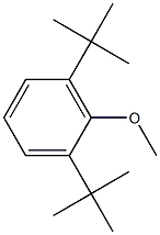 2,6-Di-tert-butylanisole Struktur