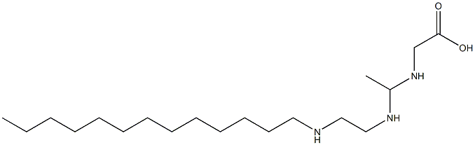 N-[1-[2-(Tridecylamino)ethylamino]ethyl]glycine Struktur