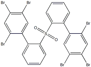 2,4,5-Tribromophenylphenyl sulfone Struktur