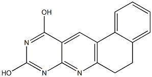 5,6-Dihydro-7,8,10-triazabenz[a]anthracene-9,11-diol Struktur