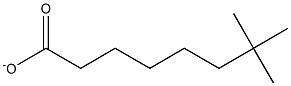 7,7-Dimethyloctanoate Struktur