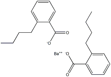 Bis(2-butylbenzoic acid)barium salt Struktur