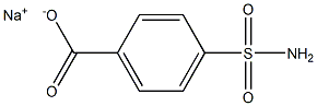 p-Sulfamoylbenzoic acid sodium salt Struktur