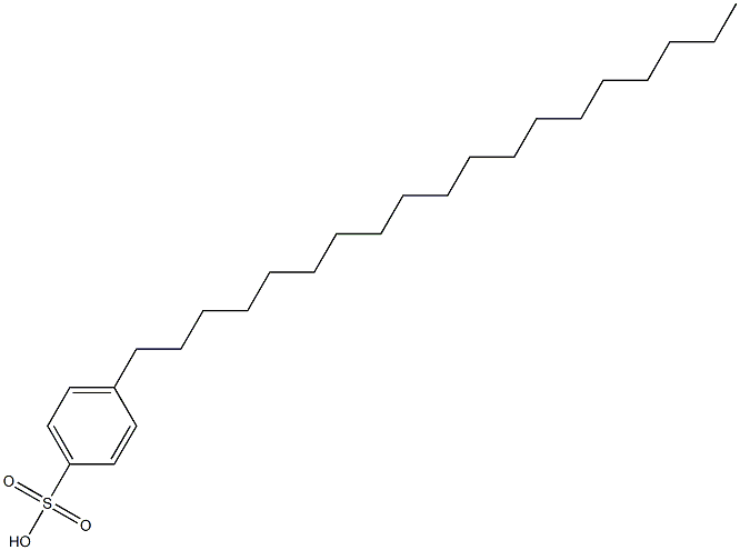 4-Nonadecylbenzenesulfonic acid Struktur