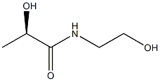 (R)-2-Hydroxy-N-(2-hydroxyethyl)propanamide Struktur