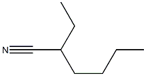 2-Ethylhexanenitrile Struktur