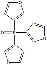 Tri(3-furyl)phosphine oxide Struktur