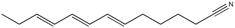 6,8,10-Tridecatrienenitrile Struktur