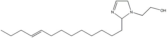 2-(9-Tridecenyl)-3-imidazoline-1-ethanol Struktur