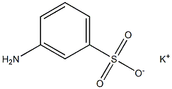 3-Aminobenzenesulfonic acid potassium salt Struktur