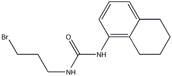 1-(3-Bromopropyl)-3-(5,6,7,8-tetrahydronaphthalen-1-yl)urea Struktur