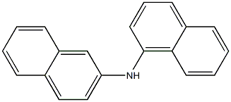 N-(1-Naphtyl)naphthalen-2-amine Struktur