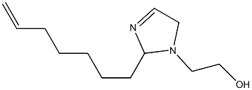 1-(2-Hydroxyethyl)-2-(6-heptenyl)-3-imidazoline Struktur