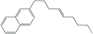 2-(4-Nonenyl)naphthalene Struktur