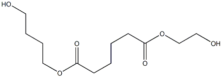 Adipic acid 1-(4-hydroxybutyl)6-(2-hydroxyethyl) ester Struktur