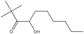 4-Hydroxy-2,2-dimethyl-3-decanone Struktur