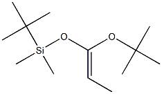 (E)-1-tert-Butoxy-1-(tert-butyldimethylsilyloxy)-1-propene Struktur