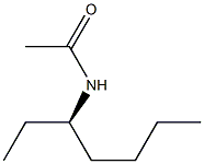 (+)-N-[(R)-1-Ethylpentyl]acetamide Struktur