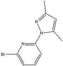 1-(6-Bromo-2-pyridinyl)-3,5-dimethyl-1H-pyrazole Struktur