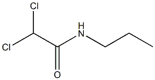 N-Propyl-2,2-dichloroacetamide Struktur