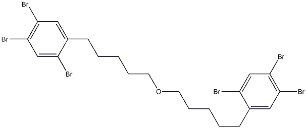 2,4,5-Tribromophenylpentyl ether Struktur