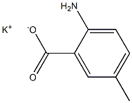 2-Amino-5-methylbenzoic acid potassium salt Struktur