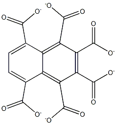 1,2,3,4,5,8-Naphthalenehexacarboxylate Struktur