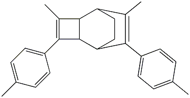 3,8-Bis(4-methylphenyl)-4,7-dimethyltricyclo[4.2.2.02,5]deca-3,7-diene Structure