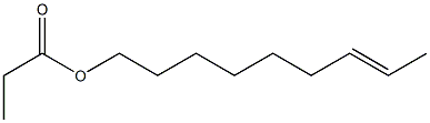 Propionic acid 7-nonenyl ester Struktur