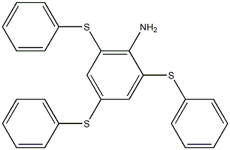 2,4,6-Tris(phenylthio)aniline Struktur