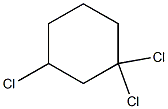 1,1,3-Trichlorocyclohexane Struktur