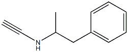 1-Methyl-2-phenyl-N-ethynylethanamine Struktur