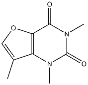 1,3,7-Trimethylfuro[3,2-d]pyrimidine-2,4(1H,3H)-dione Struktur