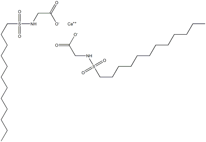 Bis(N-dodecylsulfonylglycine)calcium salt Struktur