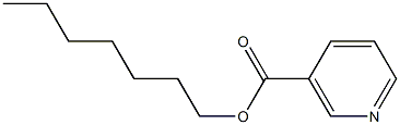 Nicotinic acid heptyl ester Struktur