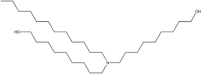 9,9'-(Dodecylimino)bis(1-nonanol) Struktur