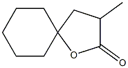 2,2-Pentano-4-methyl-3,4-dihydrofuran-5(2H)-one Struktur