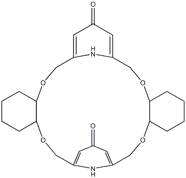 2,6-[(1,4-Dihydro-4-oxopyridine)-2,6-diyl]bis[methyleneoxy(cyclohexane-6,1-diyl)oxymethylene]pyridin-4(1H)-one Struktur