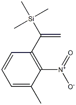 1-Nitro-6-(1-trimethylsilylethenyl)-2-methylbenzene Struktur